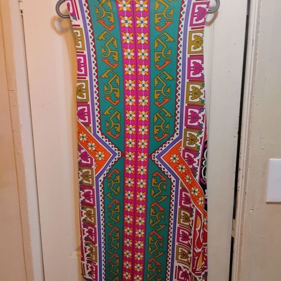 Nicole by Nicole Miller Vibrant Multicolor Midi Dress - Picture 6 of 11